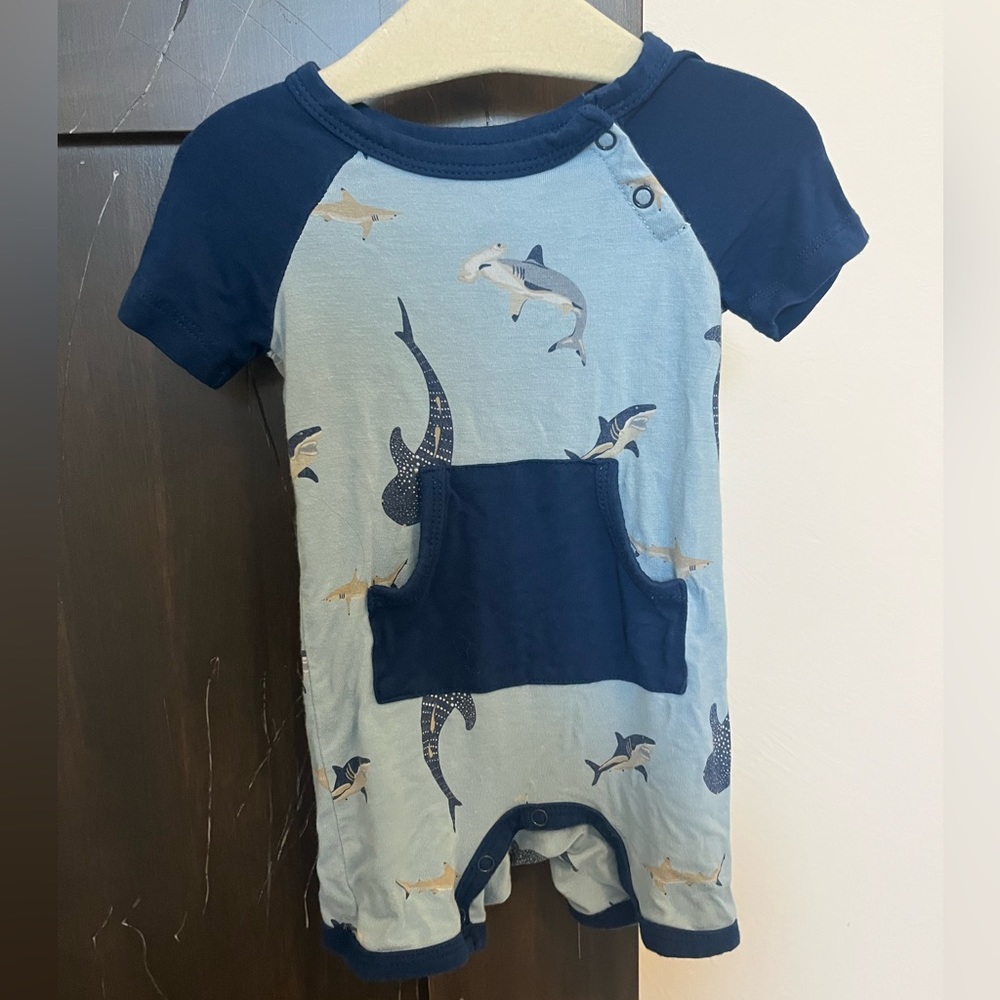 Kyte shortall Blue Taro Shark 0-3